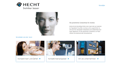 Desktop Screenshot of hecht-contactlinsen.at